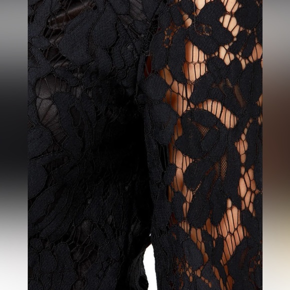 Lulus Glamorous Poker Face Black Lace Dress - Picture 6 of 13